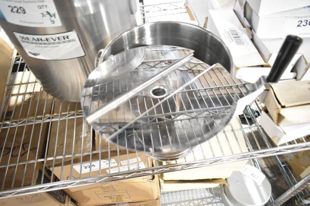 6 new scratch and dent items, including Anchor Hocking jar, Vollrath Wearever stock pot. Durable, practical kitchenware.