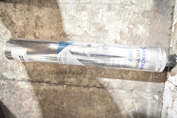 Pentair Everpure i2000 water filtration cartridge, new condition, labeled for commercial use.