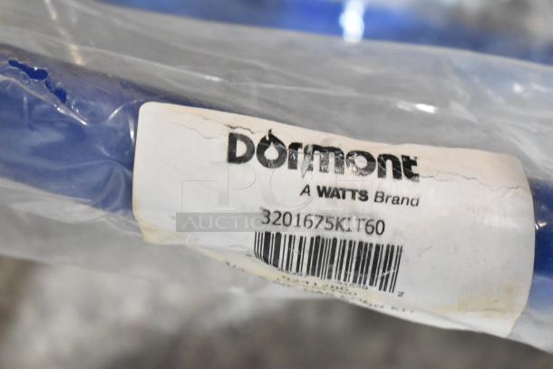 Dormont 3201675KIT60 gas hose in packaging, labeled "A WATTS Brand." New, part of a 9-item auction lot.