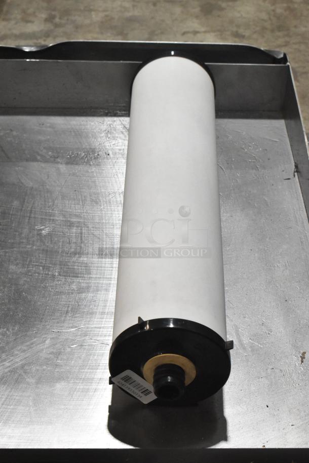 Brand new Selecto Scientific filter, model 424139330334, white cylindrical design, with black end cap and visible barcode tag.