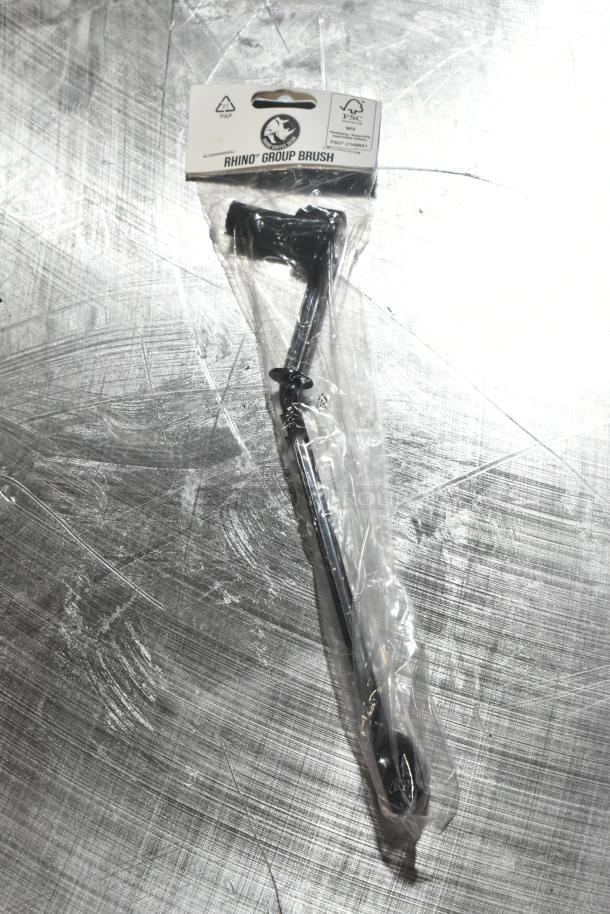 Brand new RHGB Group Brush in packaging, labeled "Rhino Group Brush," with a clean, sleek black design.