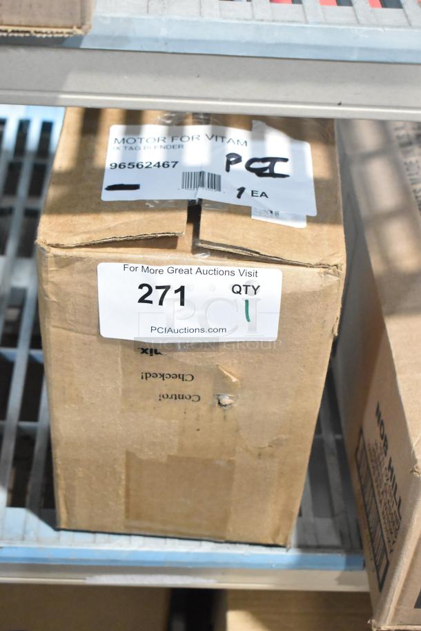 New Vitamix 062467 motor for blenders in original box, slight box wear. Model 96562467. Quantity: 1.