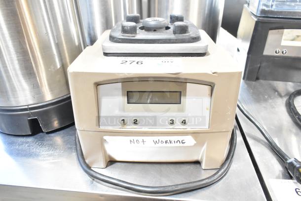 VitaMix VM0145 blender base labeled "Not Working," with cords visible; includes 3-gallon tank.