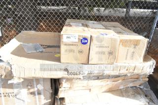 Brand new scratch and dent items including Speed Rail, Dump Sink, Shelf in damaged boxes. NSF certified, Model 600SRS24S.