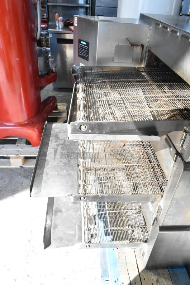 3 2017 Turbochef HhC2020 stainless steel commercial electric rapid cook conveyor ovens; 208/240V, 3-phase.