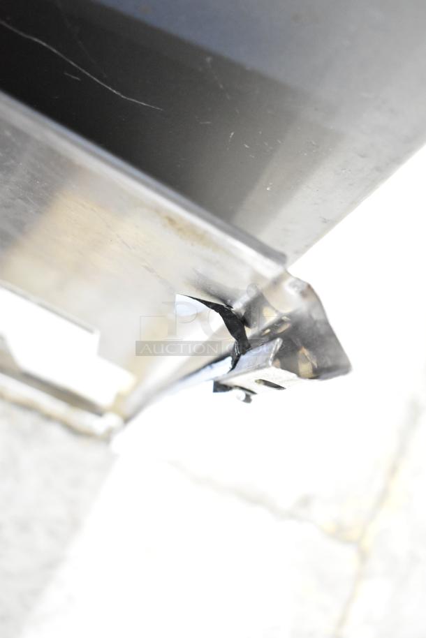 2017 Scotsman C0830SA-32D stainless ice machine with BH800S-C bin, 208/230V, 1 Phase, showing minor wear.