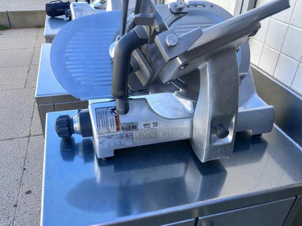 Hobart Commercial Meat Slicer, high-grade condition, heavy-duty, manual, UL & NSF certified, fully tested and working, model HOB-L-SLI-0289.