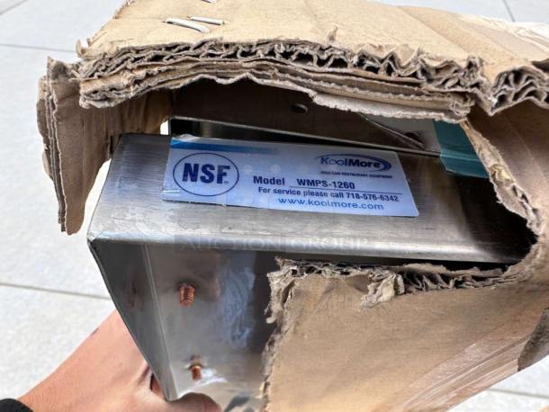Brand new KoolMore WMSH-1260 stainless steel wall mount shelf. NSF certified, original packaging, never used.