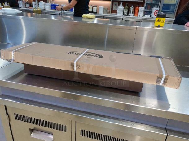 Brand new KoolMore WMSH-1260 commercial stainless steel wall mount shelf in original box. NSF certified, never used.