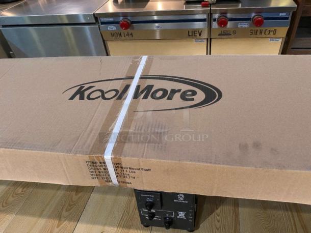 Brand new KoolMore WMSH-1260 stainless steel wall mount shelf in original box, NSF certified, never used.