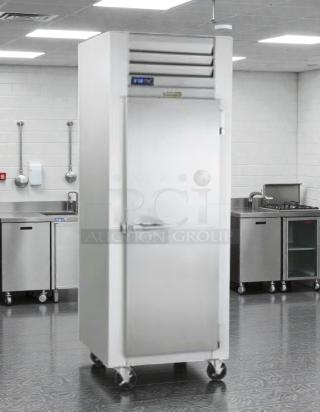 Outstanding condition Traulsen G12010 commercial freezer, single door, 115V, UL & NSF listed, fully tested.