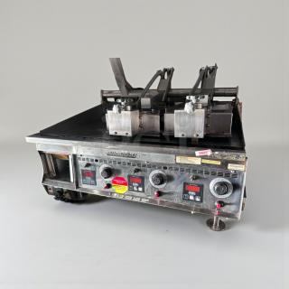 Keating Miraclean® 36" gas griddle, exceptional condition, natural gas, UL & NSF listed, fully tested, three control knobs.