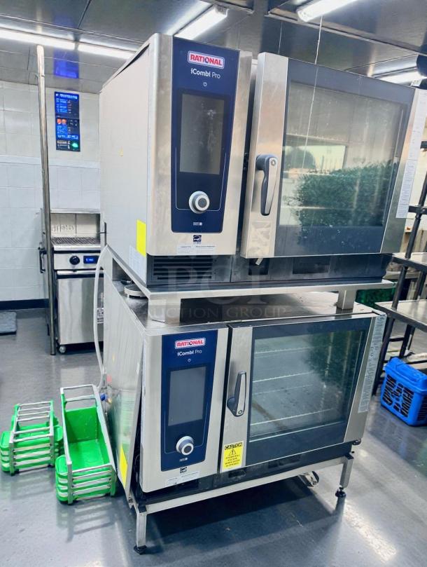 Rational iCombi Pro commercial combi oven, electric, excellent condition, fully tested, UL listed, visible digital display.