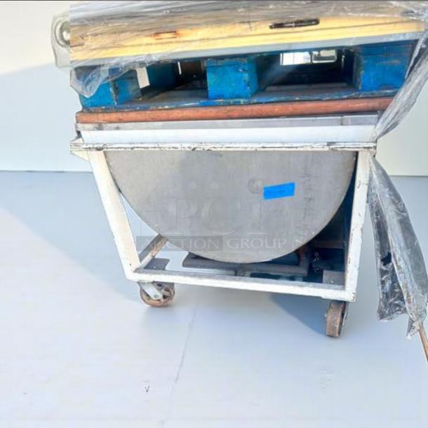 Premium Falcon commercial gas tilting skillet, NSF certified, FAL-L-TS-0352, excellent condition, fully operational.