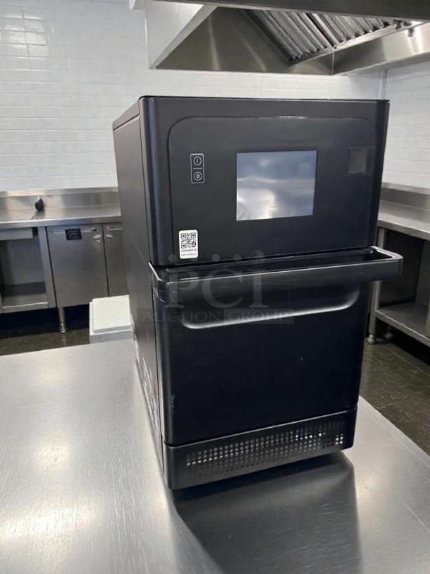 Merrychef Commercial High-Speed Oven, touchscreen control, top-tier condition, fully tested and operational, model MER-L-OVN-0368.