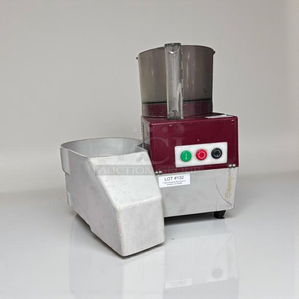 Commercial food processor with bowl & lid, excellent condition, NSF approved, inspected, model FP-S-BOWL-0372, LOT #132.