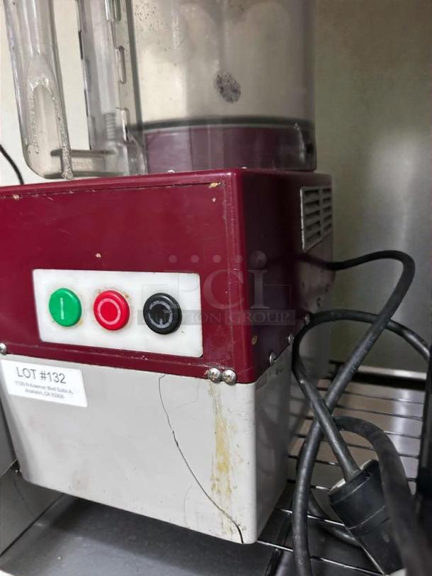 Commercial food processor bowl & lid assembly, excellent condition, NSF approved, model FP-S-BOWL-0372. Clean, fully inspected.