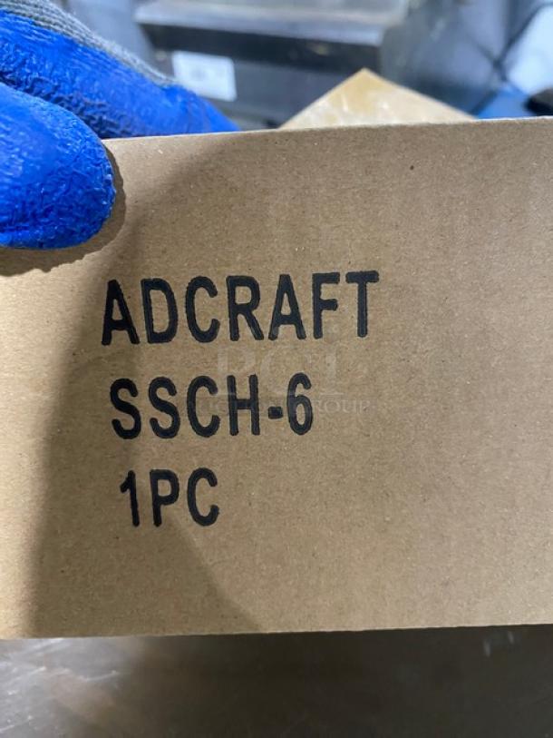 Adcraft SSCH-6 commercial condiment holder packaging.