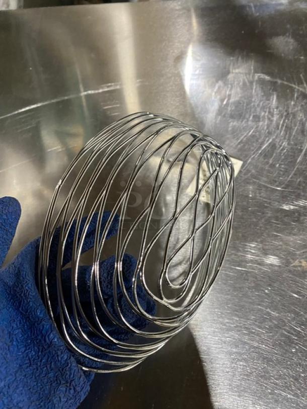 American Metalcraft chrome plated oval birdnest basket, 9"x6", model FRUC16. New condition, commercial quality.