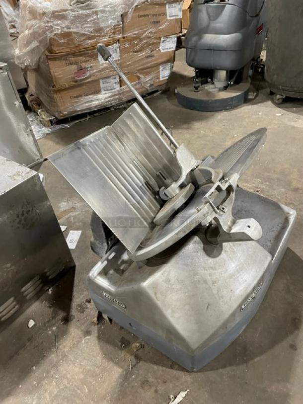 Hobart 2712 commercial countertop meat slicer, electric, semi-automatic, used condition, 120V, 1 Phase.