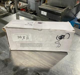 Boxed Crestware SP02 commercial stainless steel 2 oz. portion control spoon with red grip. New condition.