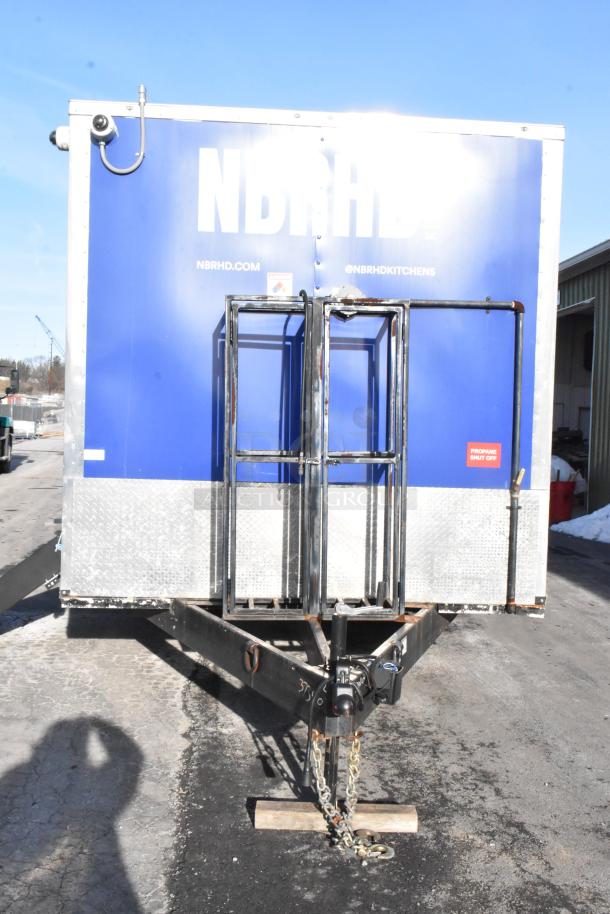 Brand new 2021 Cruising Kitchens 24' mobile kitchen trailer, Burger King themed, with commercial equipment and clear title.