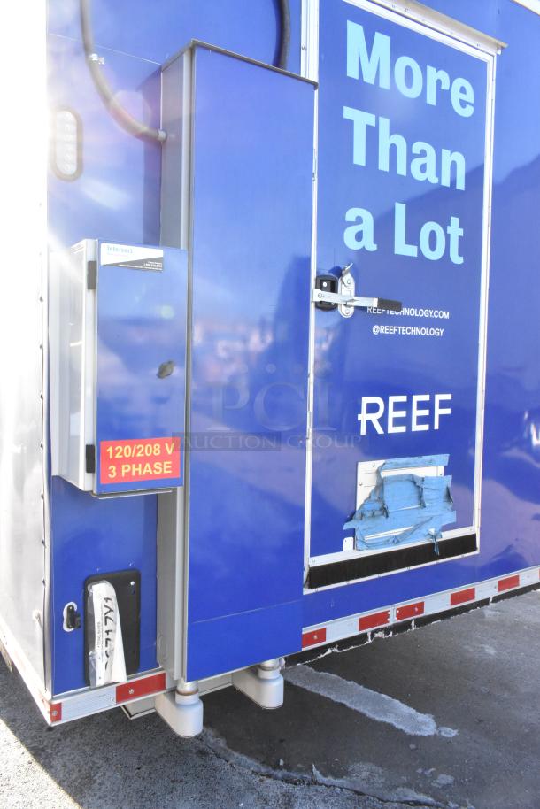 Brand new 2021 Cruising Kitchens 24' fast food trailer with commercial equipment, grease hood, fire system, and clear title.