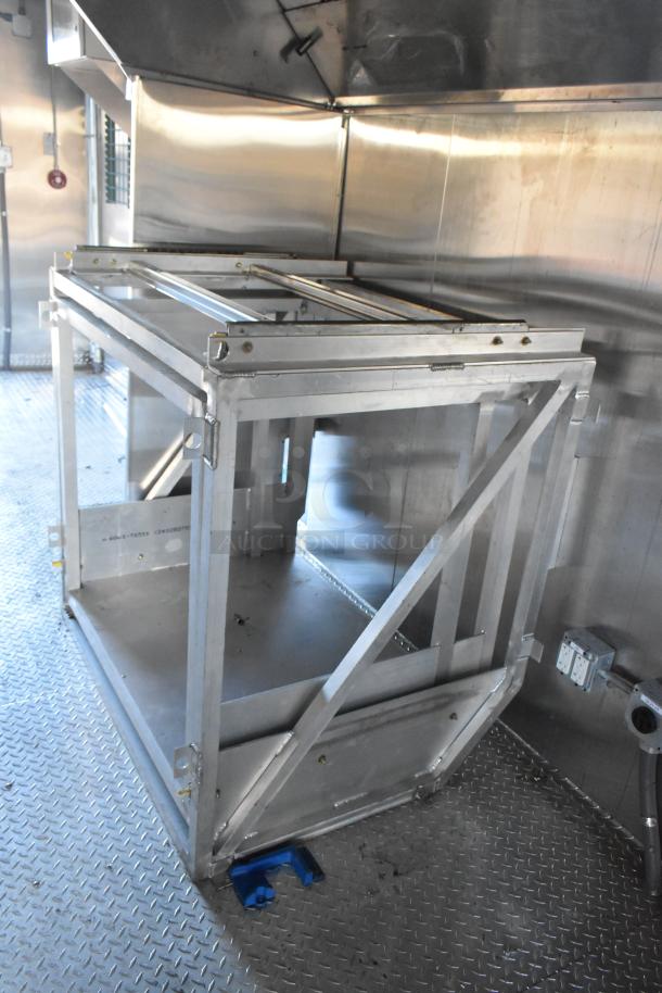 Brand new 2021 Cruising Kitchens 24' Burger King fast food trailer interior. Features commercial-grade equipment setup.