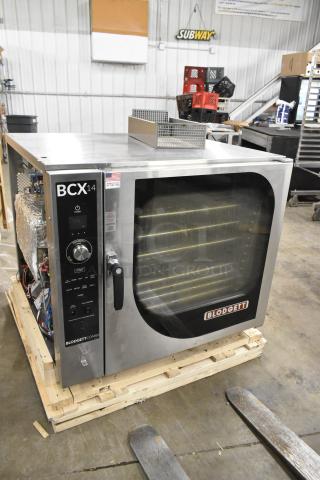 Blodgett BCX-14E commercial electric combi convection oven, 208V, 3 phase, stainless steel, on pallet, excellent condition.