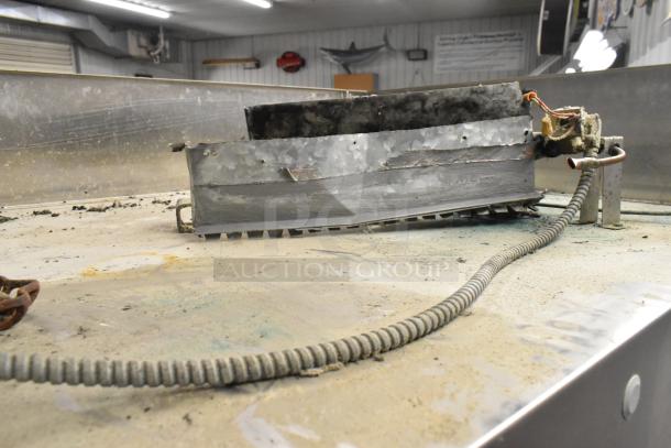 Alto Shaam stainless steel blast chiller, visible wear, with 2 probes. Commercial kitchen quickchiller unit, used condition.