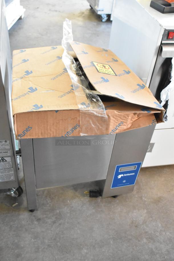 2021 AJ Antunes BKT-2V vertical contact toaster, stainless steel, 200-240V, 1 phase, partially boxed, new condition.