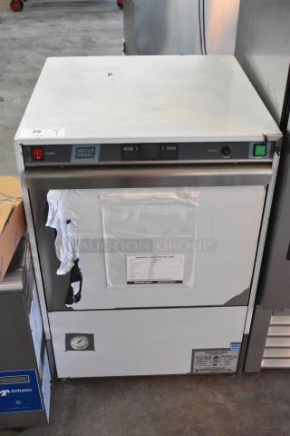 Brand new Moyer Diebel 383HT commercial undercounter dishwasher, high temperature, 115/208-230V, 1 phase, with booster.