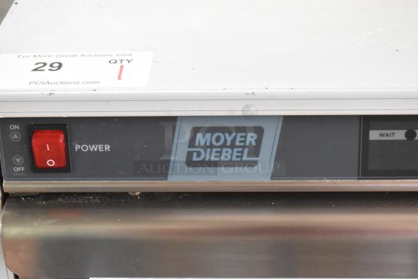 BRAND NEW 2025 Moyer Diebel 383HT undercounter dishwasher, slight scratch and dent, includes booster. 115/208-230V, 1 phase.