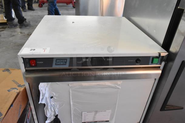 Brand new 2025 Moyer Diebel 383HT commercial undercounter high-temp dishwasher. Power options: 115/208-230V, 1 phase.