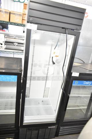 2019 Habco SE18HC commercial single door reach-in cooler, poly-coated racks, 115V, 1 phase, excellent condition.