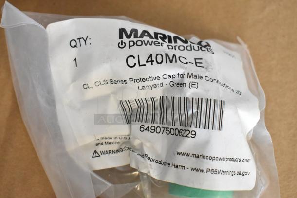Bag with Marinco CL40MC-E protective cap, new condition, label showing details and barcode.