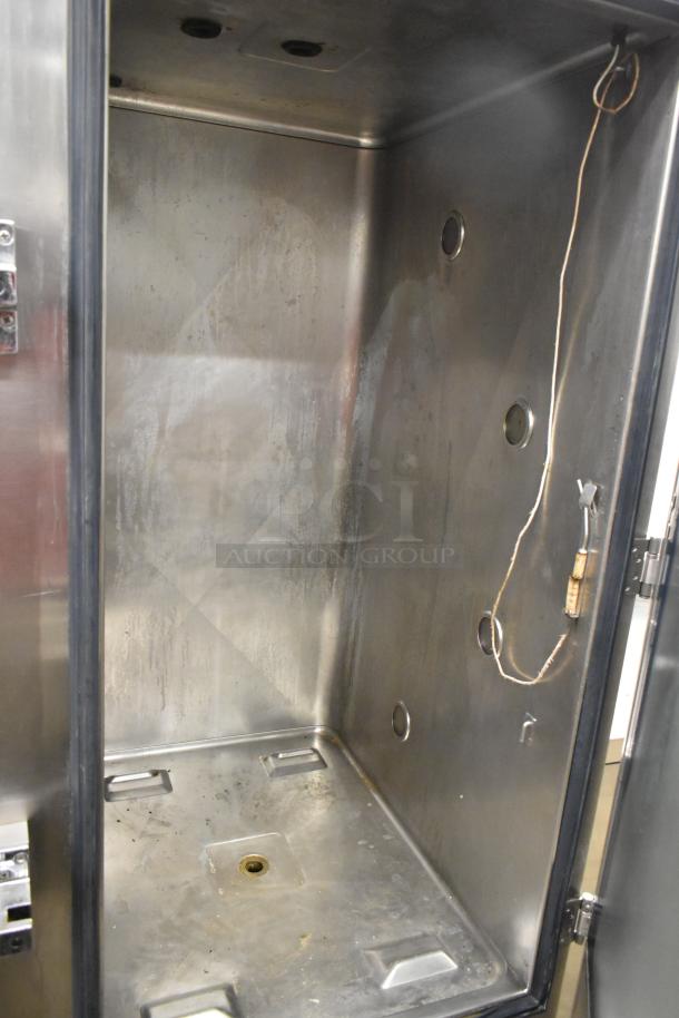 Alto Shaam stainless steel commercial combi convection oven interior, includes probe, gently used condition.