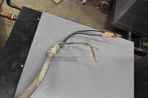 Hatco Imperial Series Commercial Hot Water Booster Heater with exposed wiring. Appears used, ideal for commercial kitchen needs.