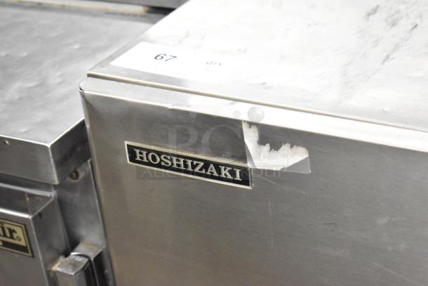 Hoshizaki KM-900MAH commercial ice head, stainless steel, 208-230 volts, 1 phase. Visible Hoshizaki branding.