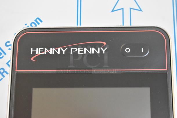 BRAND NEW 2023 Henny Penny FPGM22172007 stainless steel commercial oven with pan transport rack, 200,000 BTU.
