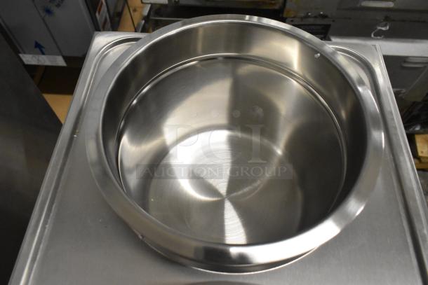 Brand new KoolMore CFW-4T countertop food warmer, stainless steel, 110 volts, scratch and dent condition.
