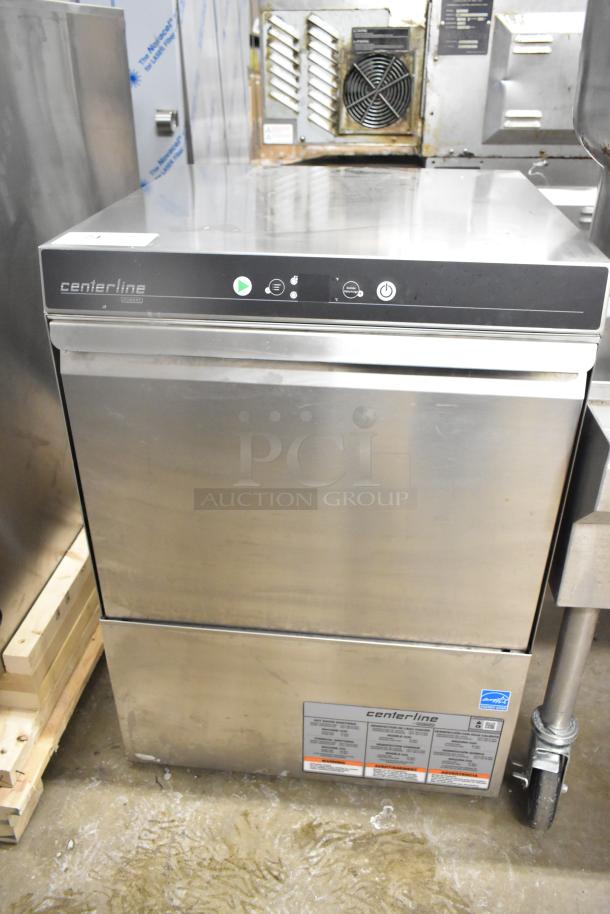 2025 Hobart Centerline CUH stainless steel undercounter dishwasher, brand new with minor scratches. 208/240V, 1 phase.