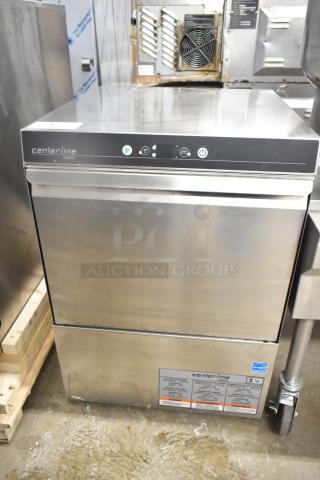2025 Hobart Centerline CUH stainless steel undercounter dishwasher, brand new with minor scratches. 208/240V, 1 phase.