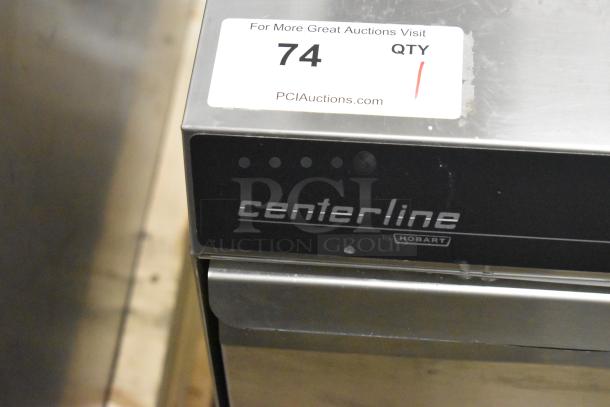 BRAND NEW Hobart Centerline CUH stainless steel undercounter dishwasher, 208/240 volts, 1 phase, with scratch and dent condition.
