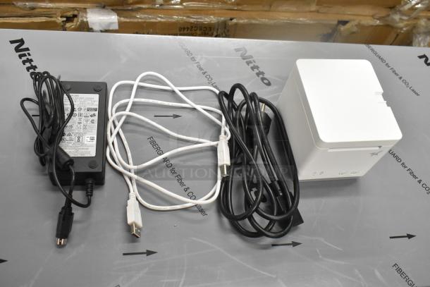 BRAND NEW C-Print MCP20 WT US Receipt Printer, includes power adapter and cables. Scratch and dent condition.