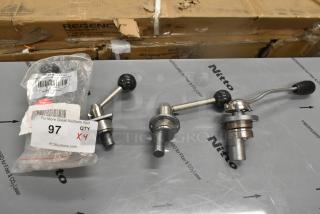 Set of four brand new Avantco 177PMX20SPB1 20 Qt. mixing speed handles. Includes packaging and auction label with quantity.