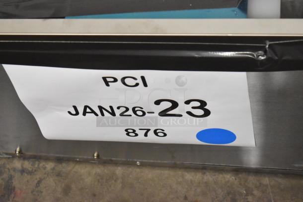 Brand new Avantco 177STE4SA four pan electric steam table, scratch and dent condition. Includes undershelf. 120V, 1 phase. Label reads "PCI JAN26-23 876".