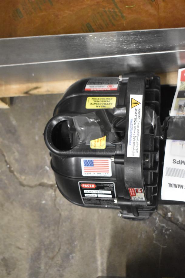 BRAND NEW Pacer Pumps S Series SE2EL-D2.0C 2" self-priming pump, 110 GPM, with visible scratch and dent. Made in USA.