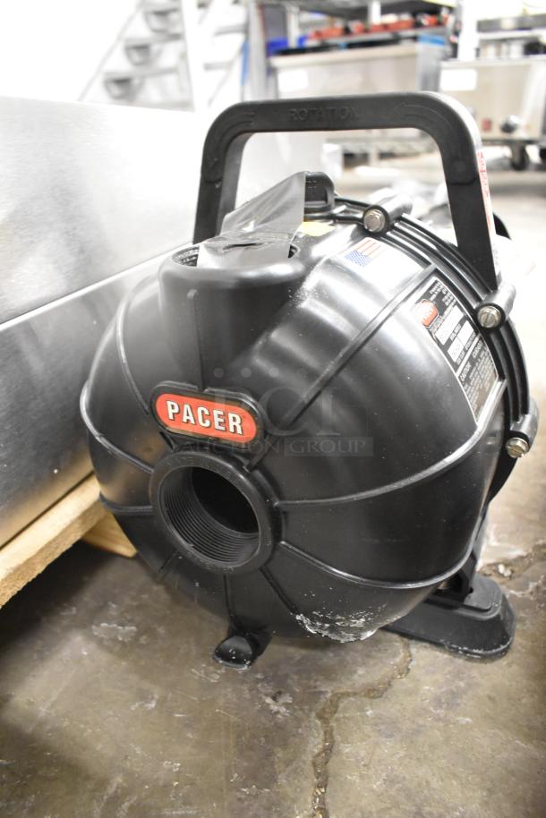 BRAND NEW SCRATCH AND DENT Pacer Pumps S Series SE2EL-D2.0C 2" self-priming pump, 110 GPM, black with visible scratches.
