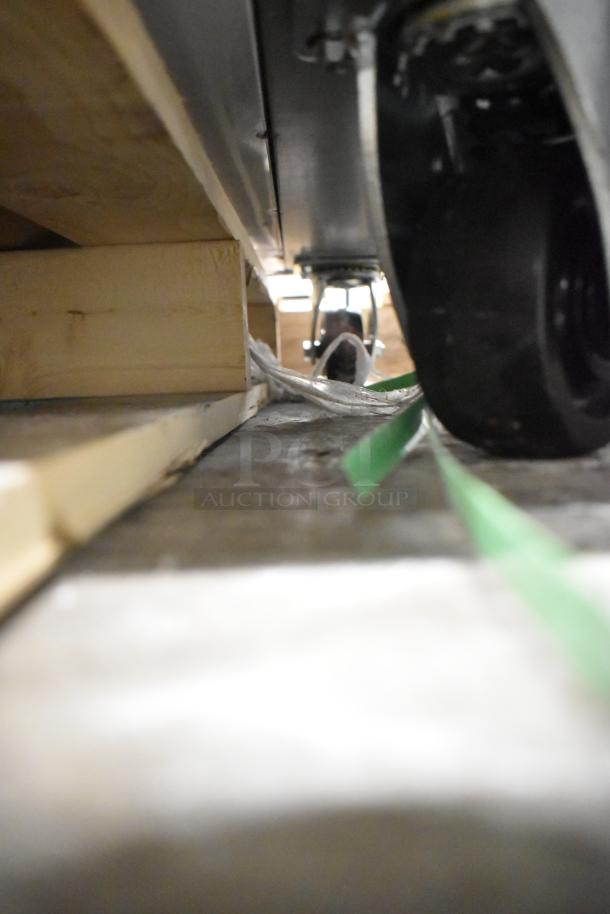 Brand new Avantco 178CBE52HC commercial chef base; scratch and dent condition, 2 drawers, 115 volts, 1 phase.